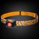 Фонарь налобный Mactronic Rebel (400Lm) Cool/Warm White/Red LED Recharg Type-C (AHL0061UC)