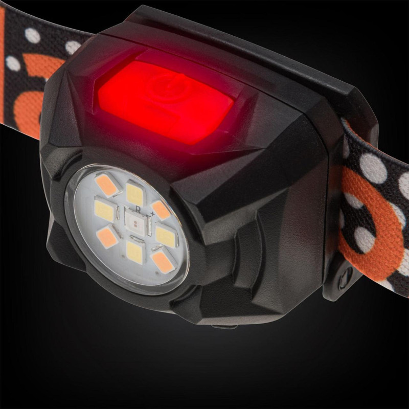 Фонарь налобный Mactronic Rebel (400Lm) Cool/Warm White/Red LED Recharg Type-C (AHL0061UC)