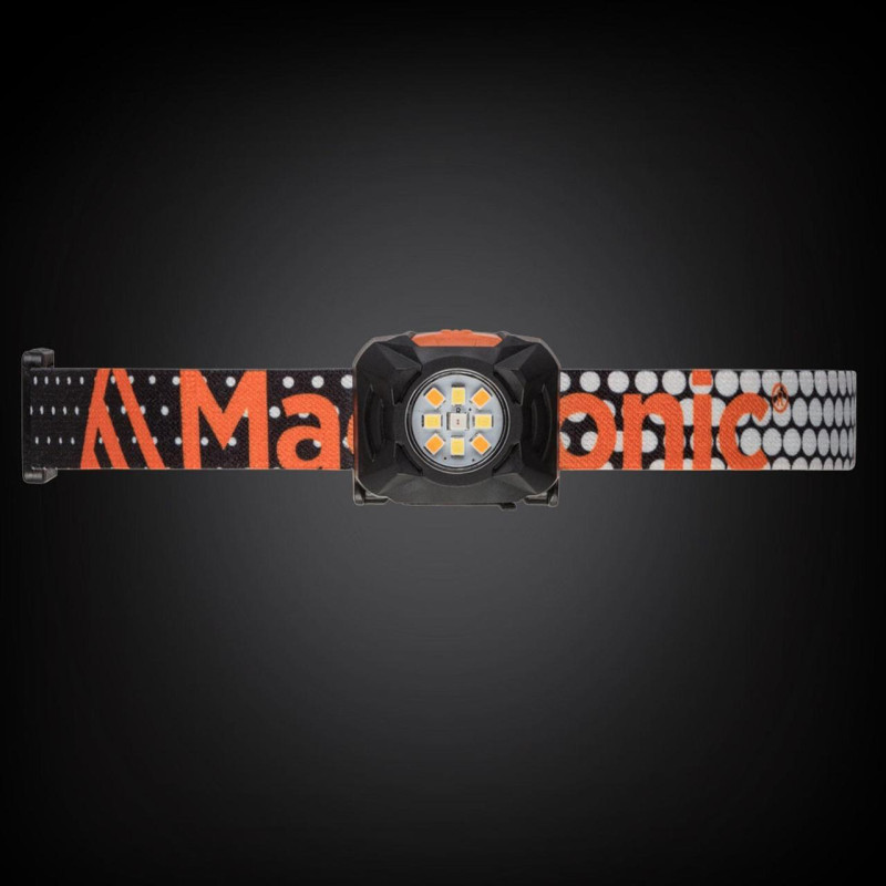 Фонарь налобный Mactronic Rebel (400Lm) Cool/Warm White/Red LED Recharg Type-C (AHL0061UC)