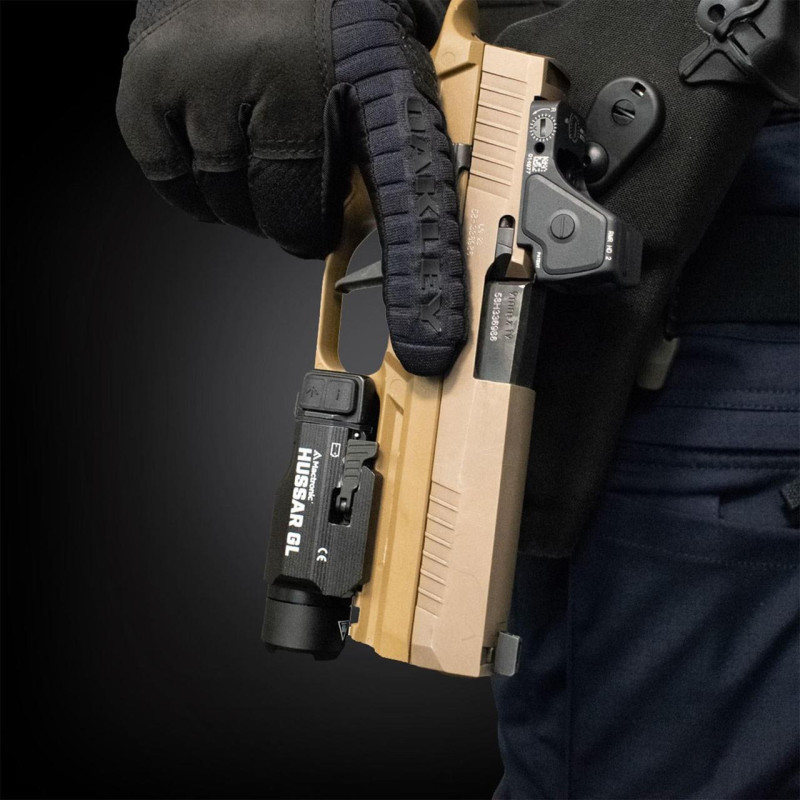 Фонарь тактический Mactronic Hussar GL (900Lm) Gun Mount (THG0011)