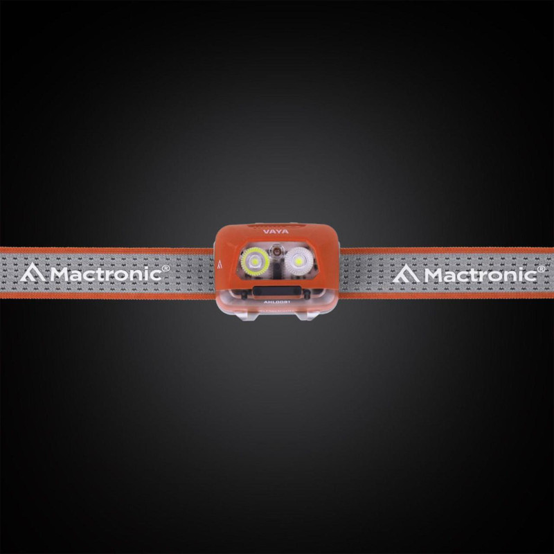 Фонарь налобный Mactronic Vaya (480Lm) Cool/Warm White/Red LED Recharg Type-C (AHL0091)