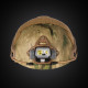 Фонарь налобный Mactronic Prism (650Lm) Cool White/RGB LED Recharg Type-C Helmet Kit (THL0141)