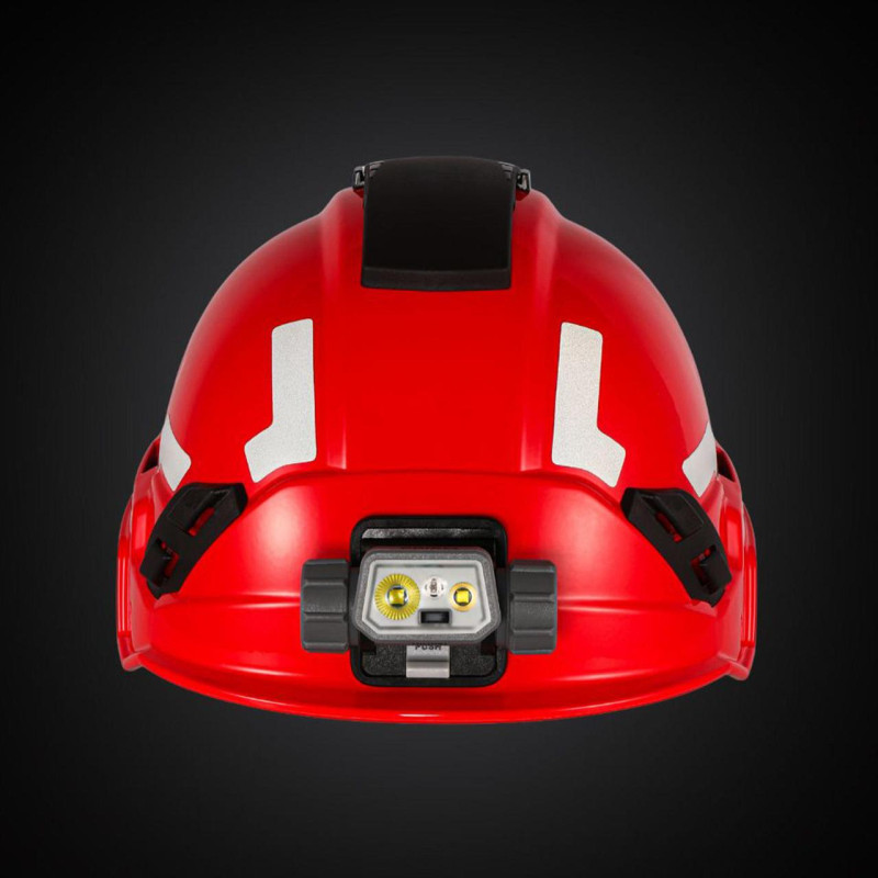 Фонарь налобный Mactronic Prism (650Lm) Cool White/RGB LED Recharg Type-C Helmet Kit (THL0141)