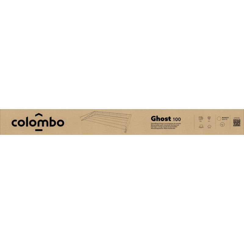 Сушилка для белья настенная Colombo Ghost White (SP100W)