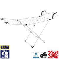 Сушарка для білизни підлогова Casa Si Flex Dry 4in1 White/Black (CS92970002)