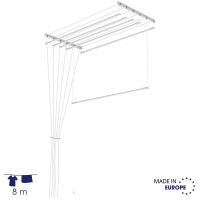 Сушилка для белья настенно-потолочная Casa Si Perfect Dry 5 x 1.6m White (CS42260V05)
