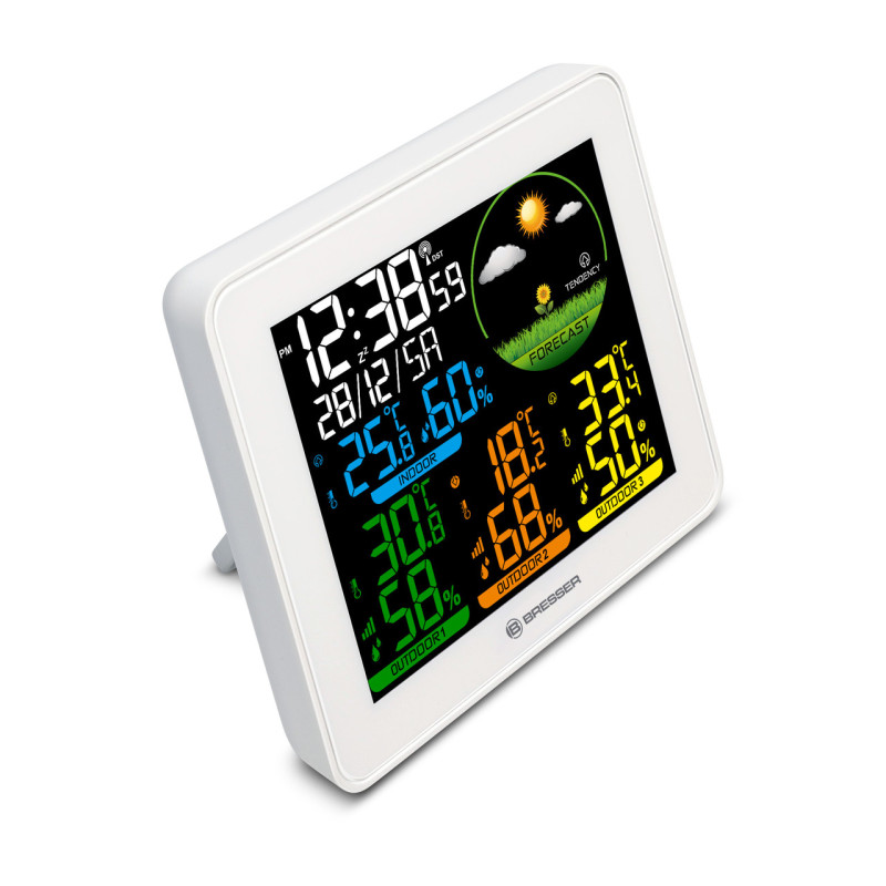 Метеостанция Bresser Colour Weather Station with 3 Sensors (9600028/13452)