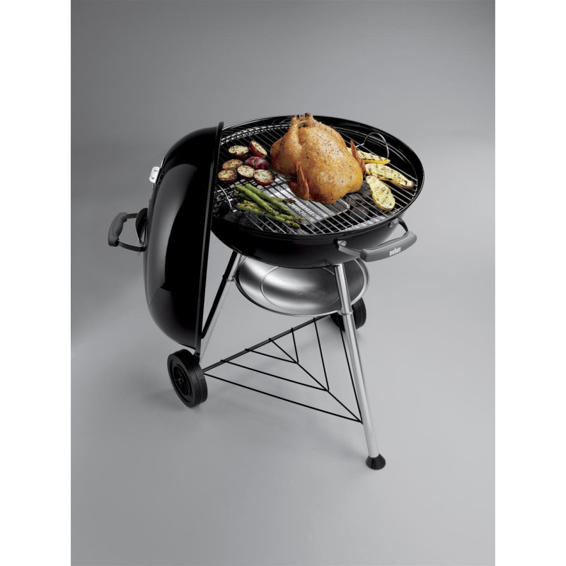 Угольный гриль Weber Compact Kettle 57 см, черный