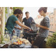 Электрический гриль Weber Q 2400 с подставкой серый