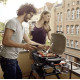 Газовый гриль Weber Q 1000, титановый