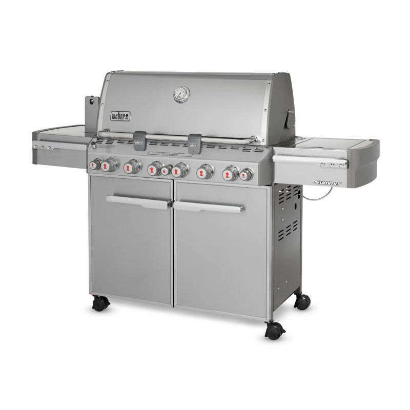 Газовый гриль Weber Summit S-670 GBS, нержавеющая сталь