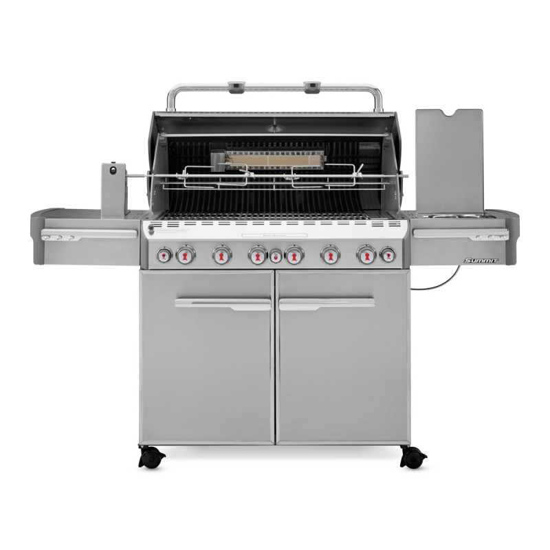 Газовый гриль Weber Summit S-670 GBS, нержавеющая сталь