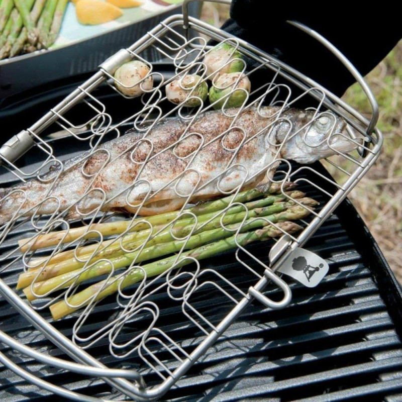 Маленькая сетка для рыбы и овощей Weber из нержавеющей стали