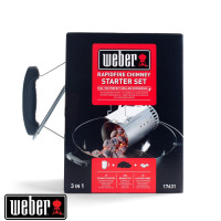 Набор для разжигания гриля Weber (Стартер, Брикеты 2 кг, кубики для розжига 3 шт)