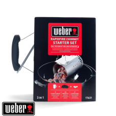 Набор для разжигания гриля Weber (Стартер, Брикеты 2 кг, кубики для розжига 3 шт)