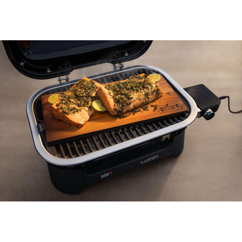 Гриль электрический Weber Lumin Compact, черный