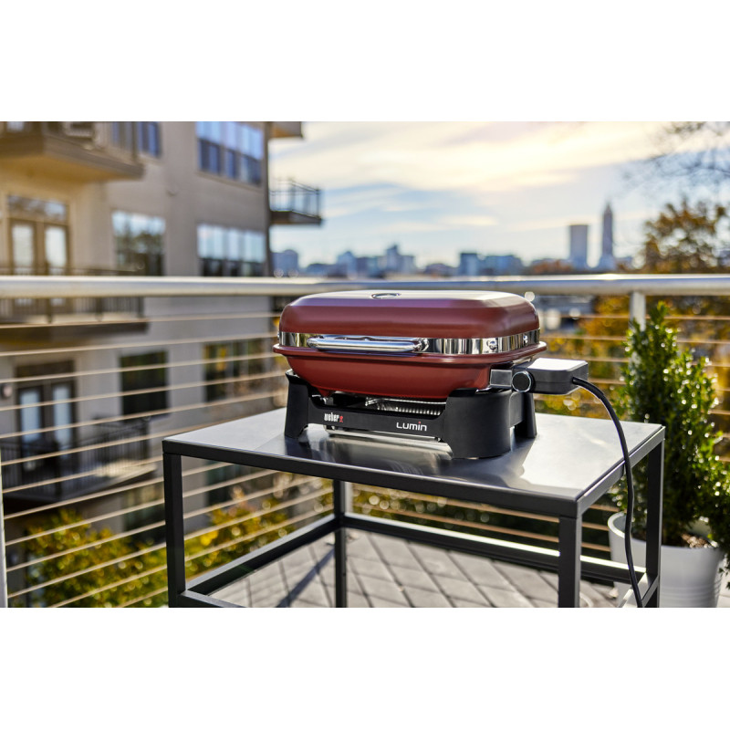Гриль электрический Weber Lumin Compact, красный