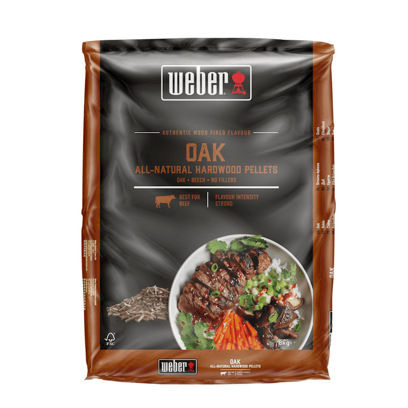 Древесные пеллеты Weber дуб FSC Oak
