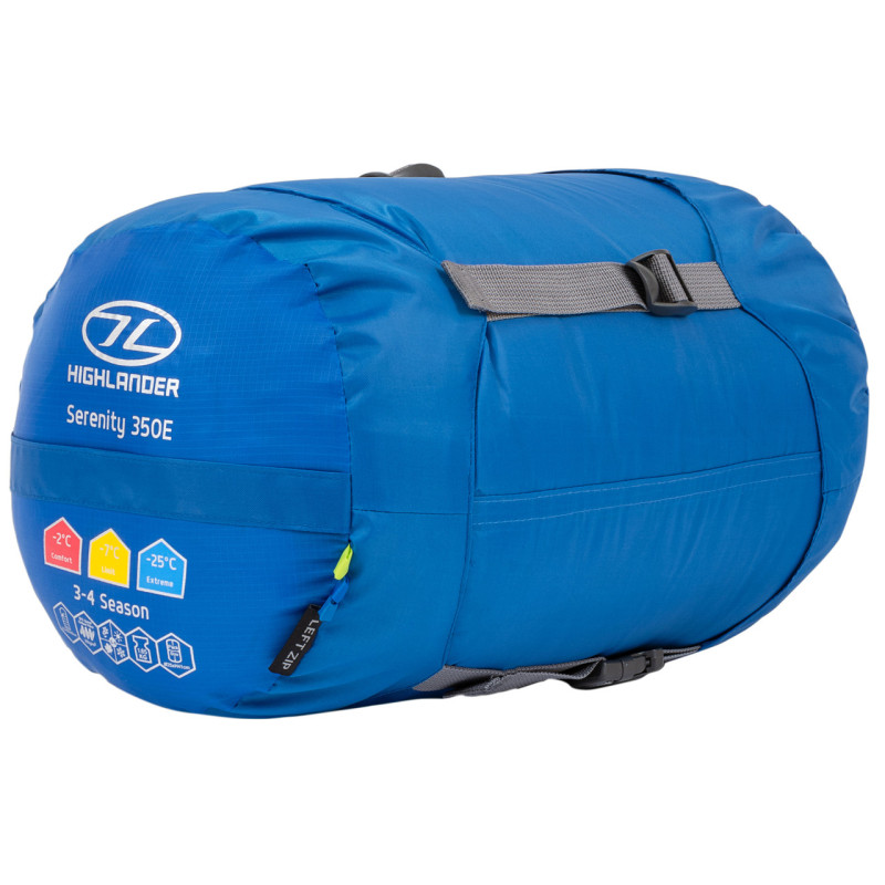 Спальный мешок Highlander Serenity 350 Envelope/-7°C Blue Left (SB238-BL)