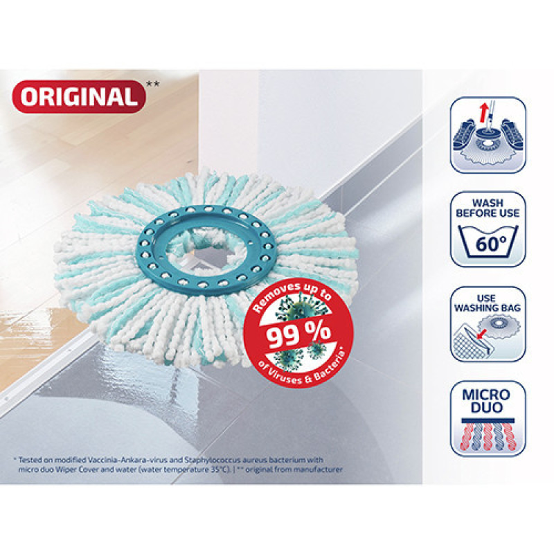 Насадка для швабри Leifheit Twist Mop microduo 30 см (52104)