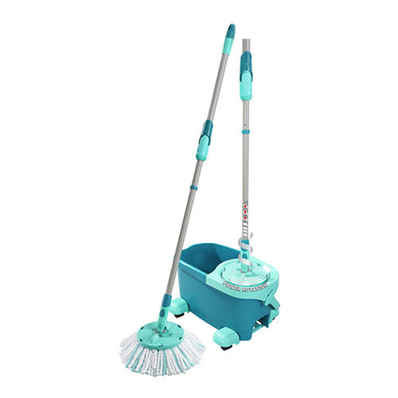 Набор для уборки Leifheit Clean Twist Disc Mop Ergo Mobile Ведро со шваброй (52102)