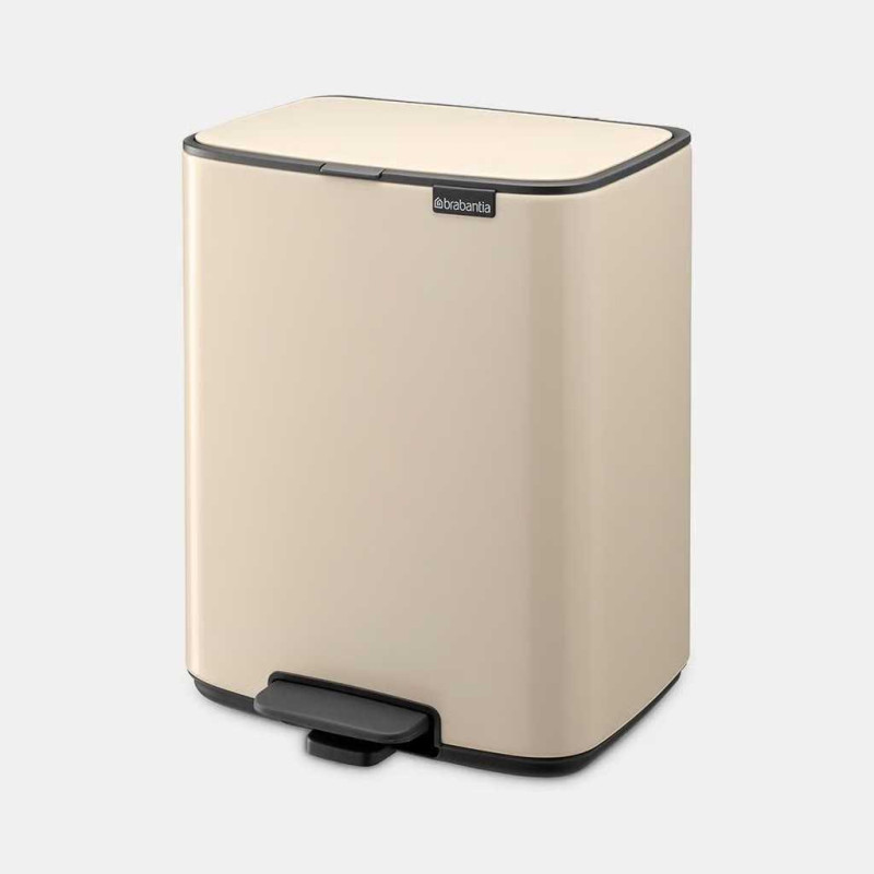 Бак для мусора Brabantia Bo Pedal Bin, объем 12 л, бежевый (238024)
