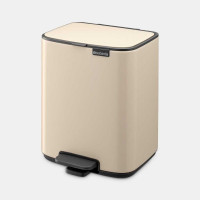 Бак для мусора Brabantia Bo Pedal Bin, объем 7 л, бежевый (237928)