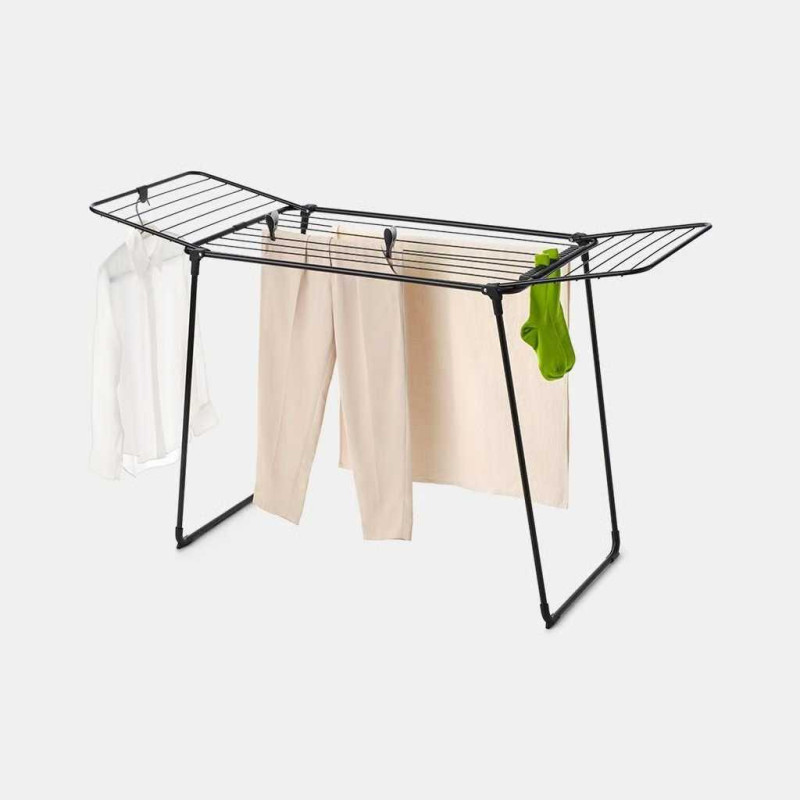 Сушилка для белья напольная Brabantia HangOn, 18 м, черный матовый (232404)