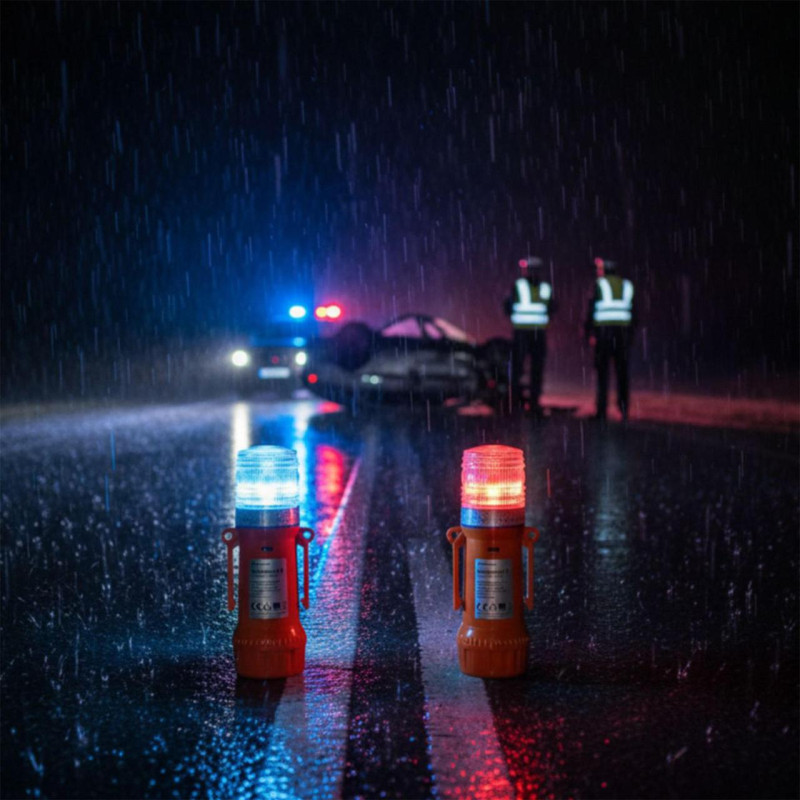 Фонарь профессиональный Mactronic Flashguard (100Lm) White/Red/Blue LED (PFS0100)