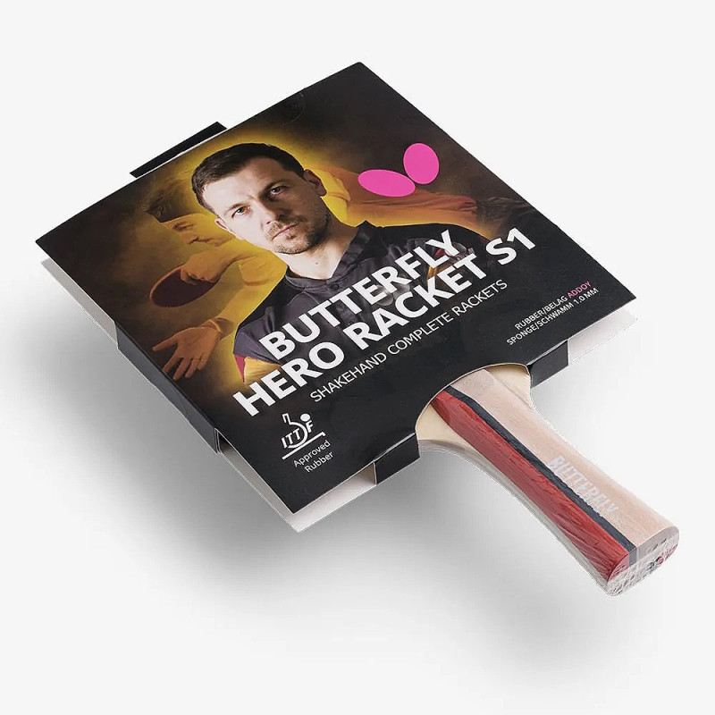 Ракетка для настольного тенниса Butterfly HERO Racket S1 Timo Boll (6251710002)