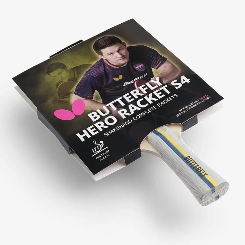 Ракетка для настольного тенниса Butterfly HERO Racket S4 Kristian Karlsson (6251740002)