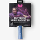 Ракетка для настольного тенниса Butterfly HERO Racket S8 Adriana Díaz (6251780002)