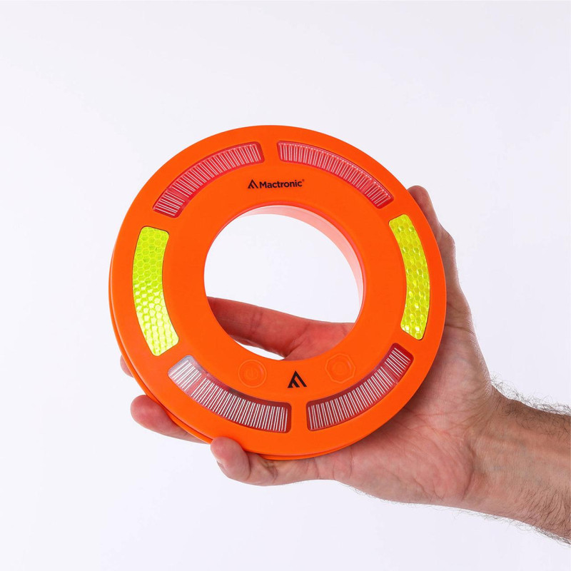 Комплект фонарей профессиональных Mactronic O-Flare (40Lm) Amber Magnetic Recharg 12/220V (PSD0113)