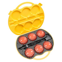 Комплект фонарей профессиональных Mactronic M-Flare (65Lm) Amber Magnet Synch Recharg 12/220V (PSD0012)